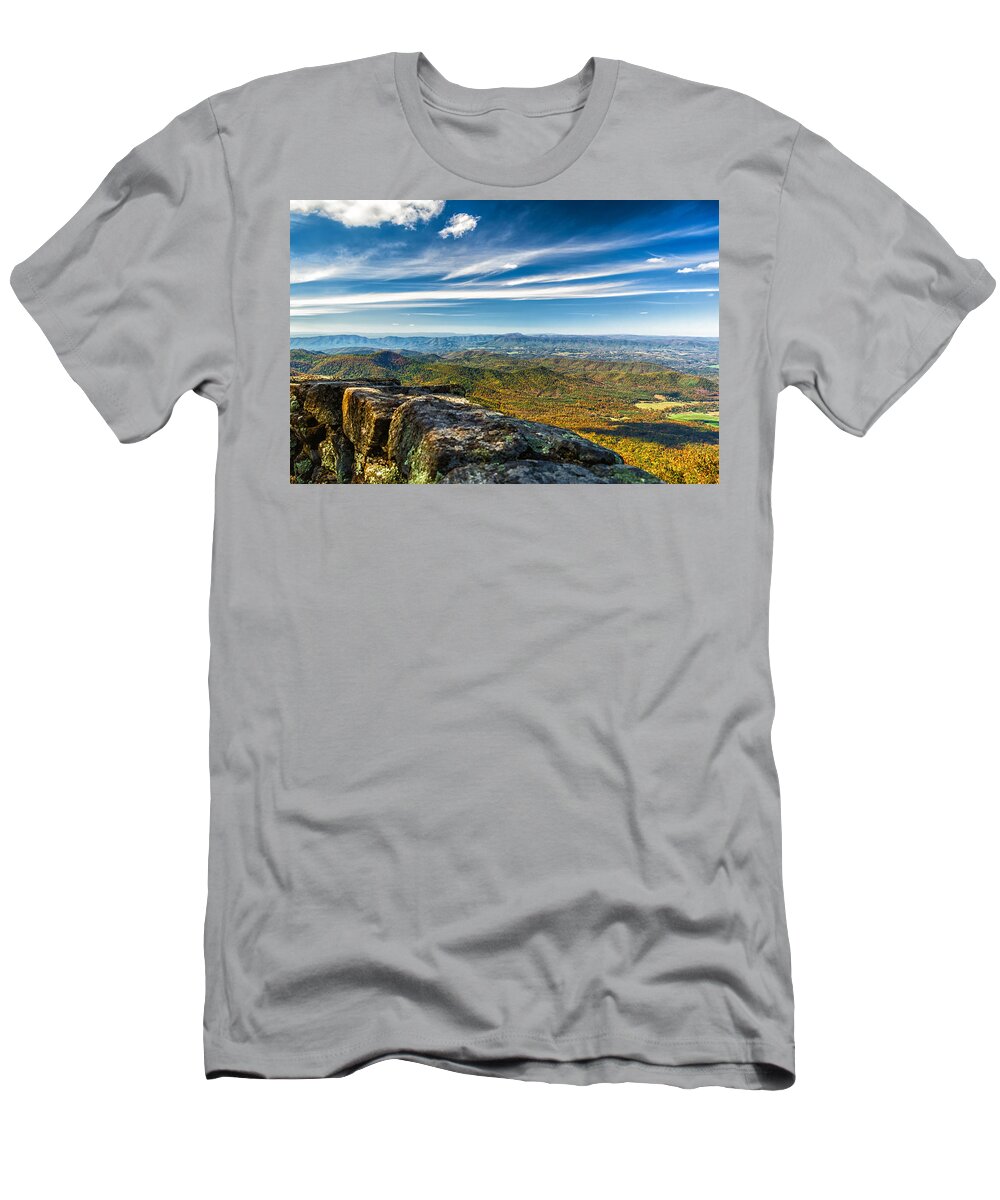 Brp T-Shirt featuring the photograph Autumn Colors in the Blue Ridge Mountains by Lori Coleman