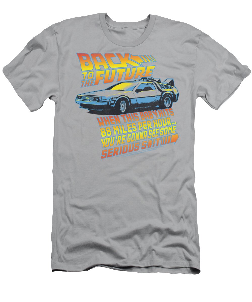 Back To The Future - 88 Mph T-Shirt by Brand A - Pixels Merch