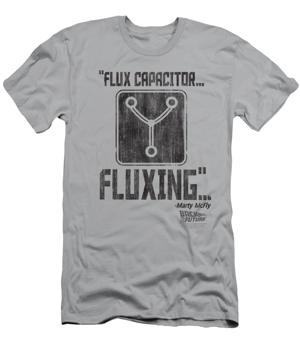 Back To The Future T-Shirt featuring the digital art Back To The Future - Fluxing by Brand A