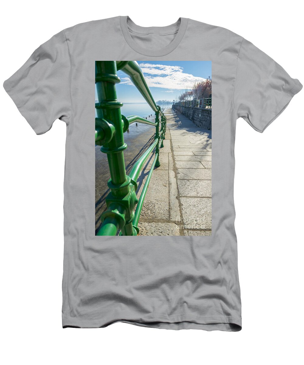 Walkway T-Shirt featuring the photograph Banister by Mats Silvan