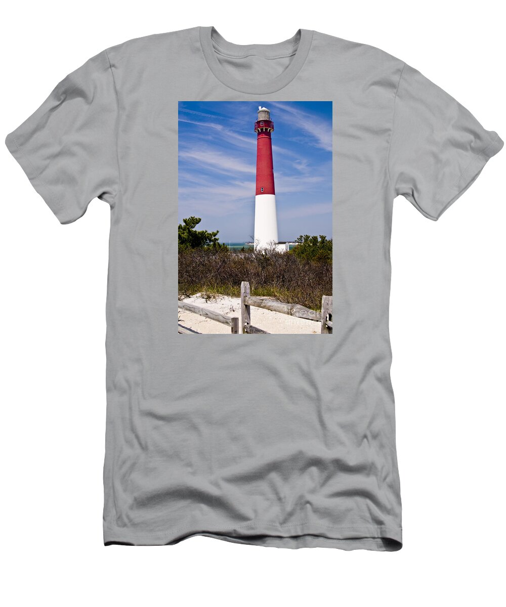 Nautical T-Shirt featuring the photograph Barnegat Lighthouse by Anthony Sacco