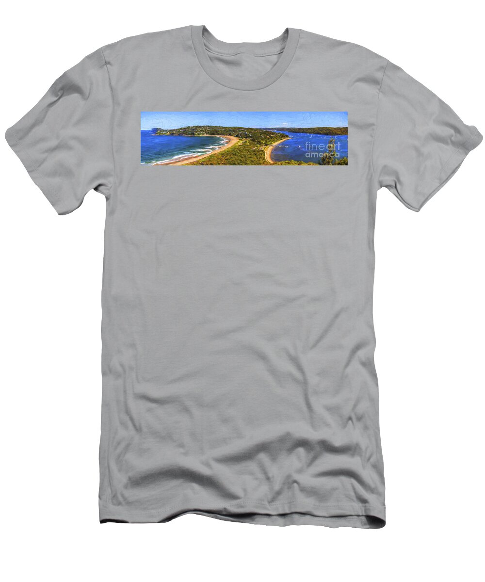 Pittwater T-Shirt featuring the photograph Barrenjoey Beach by Sheila Smart Fine Art Photography