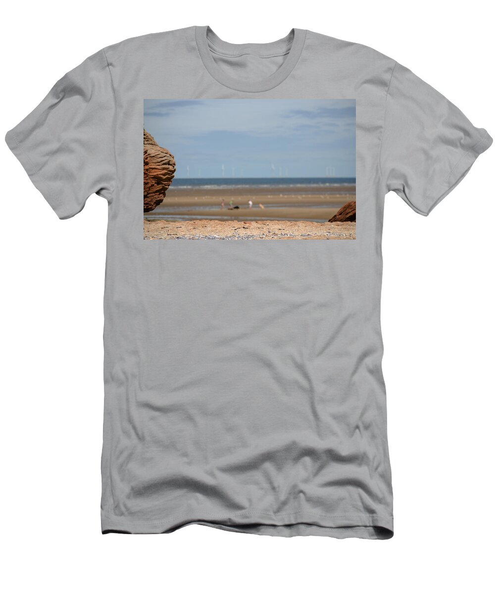 Hilbre T-Shirt featuring the photograph Beach by Spikey Mouse Photography