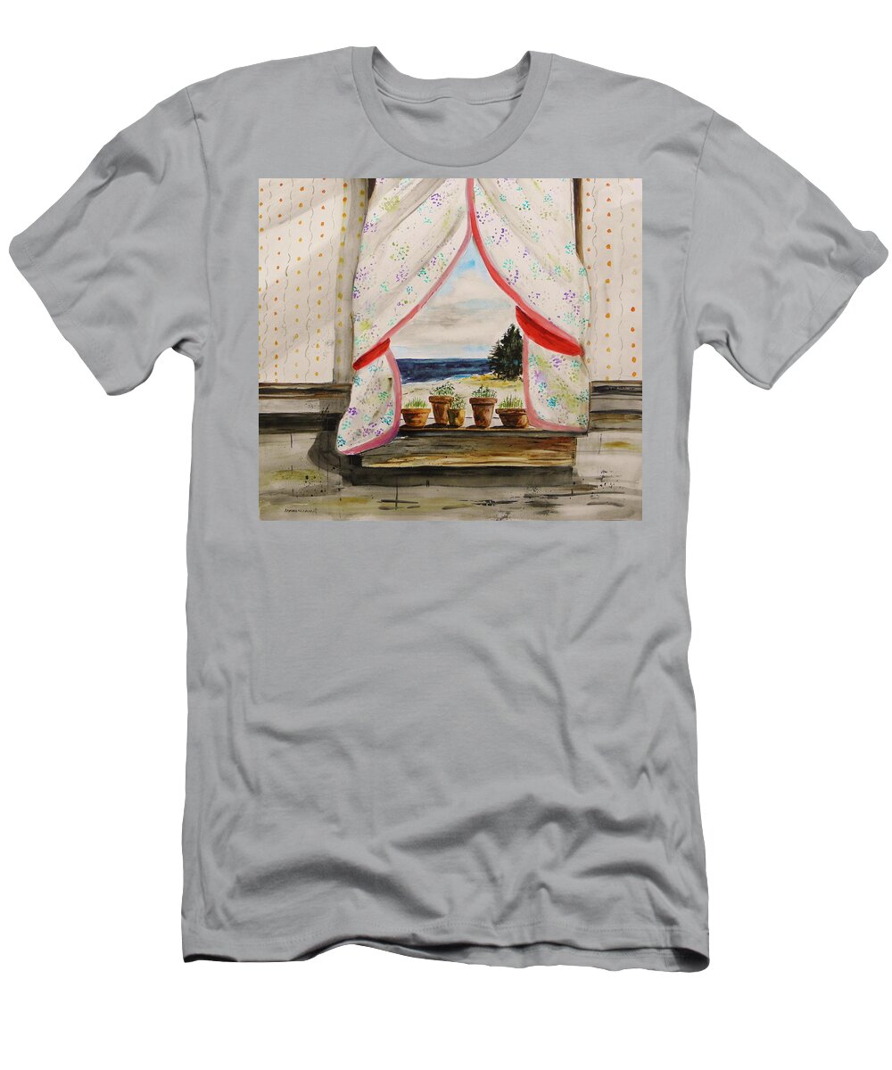 Beginnings T-Shirt featuring the painting Beginnings by John Williams