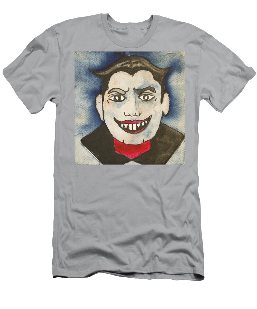 Vampires T-Shirt featuring the painting Bela Lugosi as Tillie by Patricia Arroyo