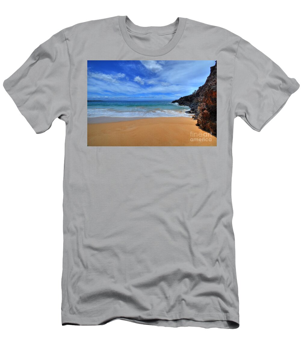 Big Beach T-Shirt featuring the photograph Big Beach Maui by Kelly Wade