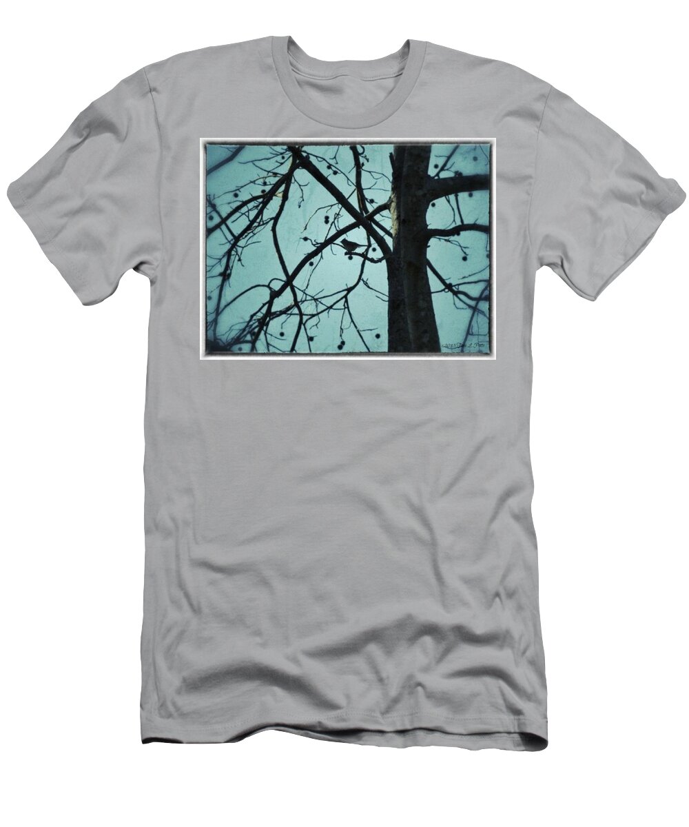 Bird T-Shirt featuring the photograph Bird in Tree by Tara Potts
