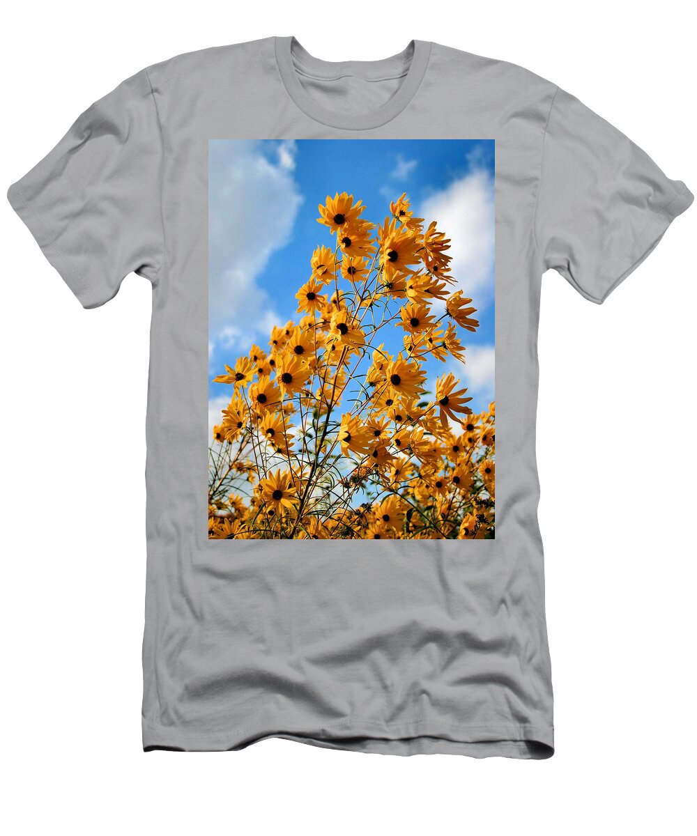 Blowing In The Wind T-Shirt featuring the photograph Blowin in the Wind by Kristin Elmquist