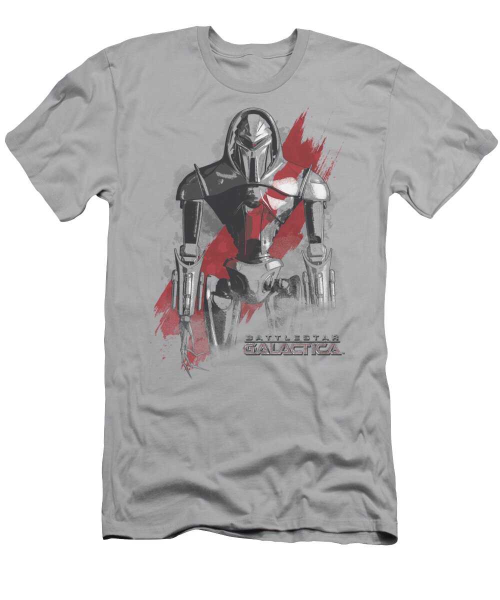 Battlestar T-Shirt featuring the digital art Bsg - Rebel Cenurion by Brand A