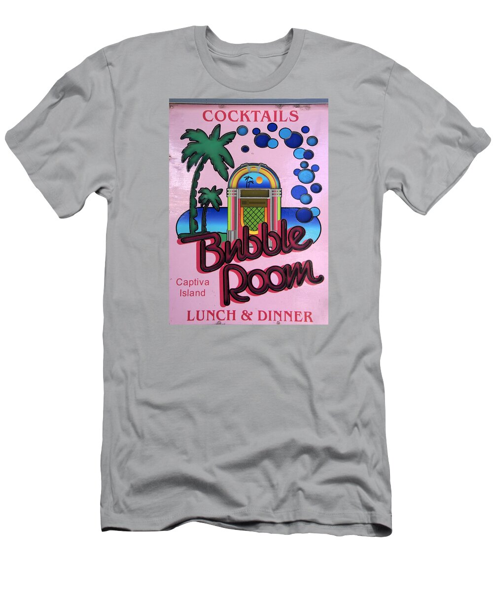 Bubble Room Restaurant T-Shirt featuring the photograph Bubble Room 2 by Laurie Perry