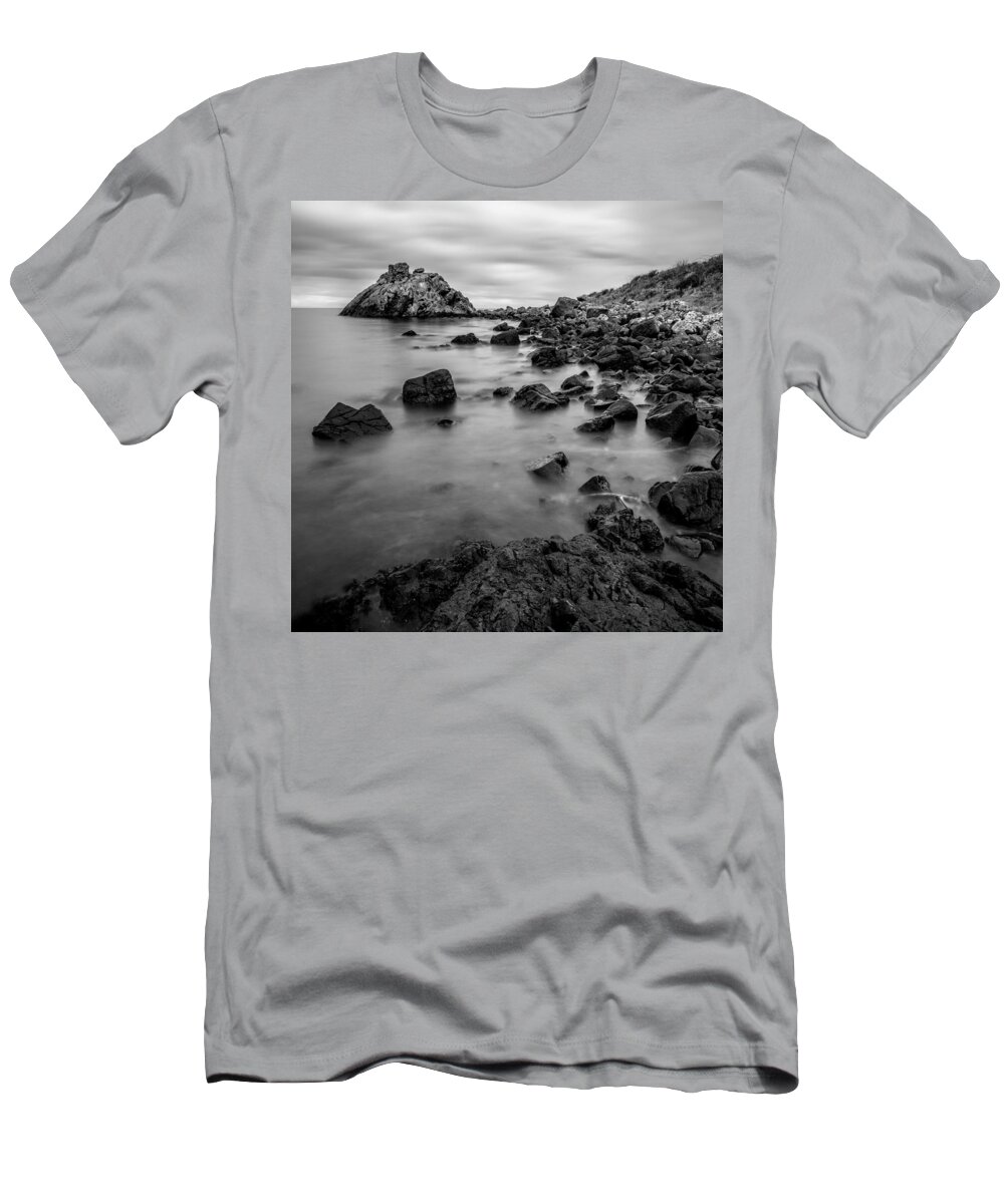 Cairncastle T-Shirt featuring the photograph Cairncastle Ruin by Nigel R Bell