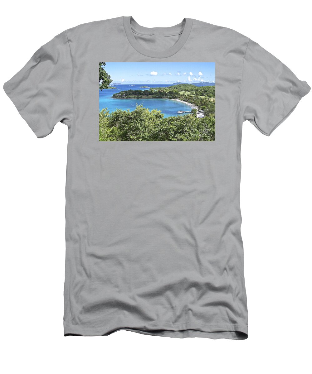 Caneel Bay T-Shirt featuring the photograph Caneel Bay by Carol Bradley