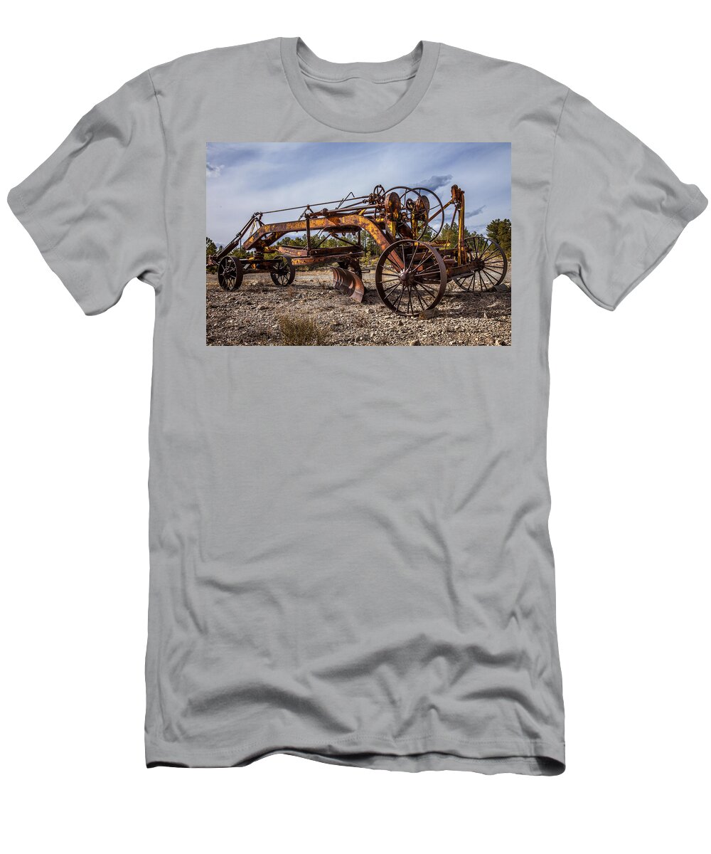 Caterpillar T-Shirt featuring the photograph Caterpillar Road Grader by Diana Powell
