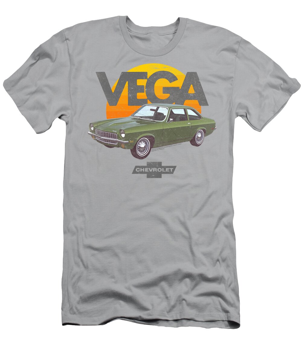  T-Shirt featuring the digital art Chevrolet - Vega Sunshine by Brand A