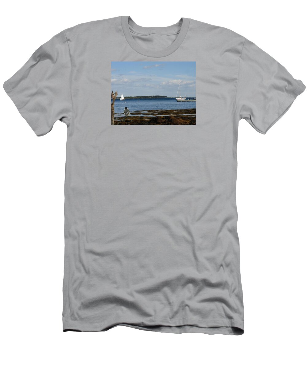Chickadee Vacation T-Shirt featuring the photograph Chickadee Vacation by Mike Breau