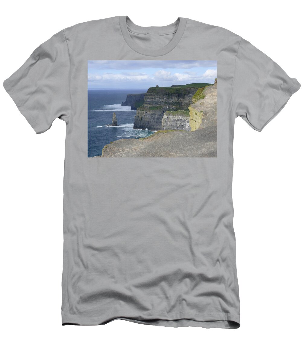Travel T-Shirt featuring the photograph Cliffs of Moher 4 by Mike McGlothlen