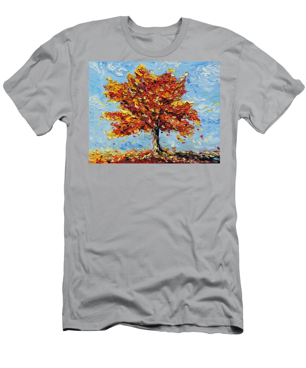 Tree T-Shirt featuring the painting Clothed with Joy by Meaghan Troup