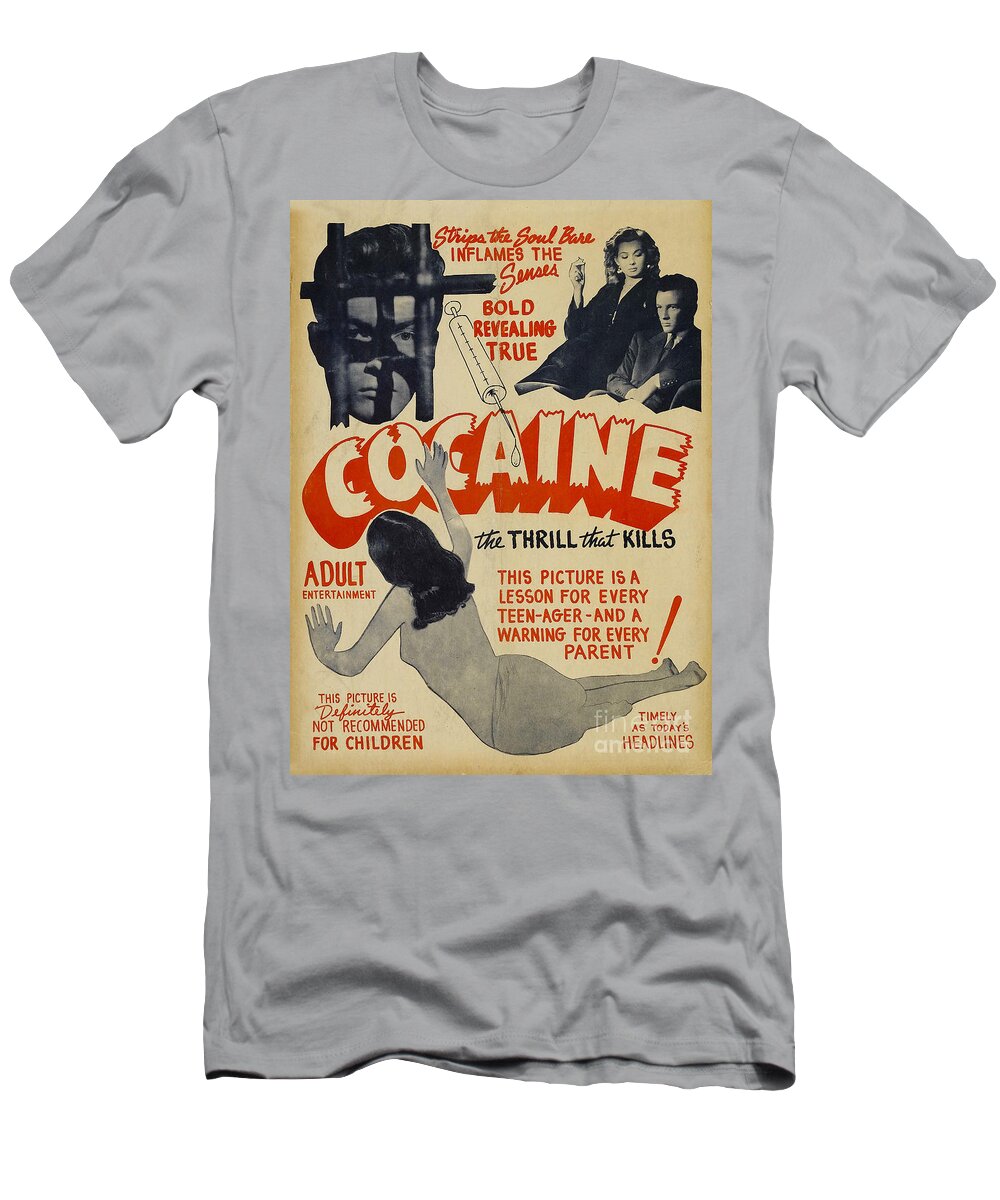 Jeg har erkendt det Blot tage medicin Cocaine Movie Poster T-Shirt by Jon Neidert - Pixels