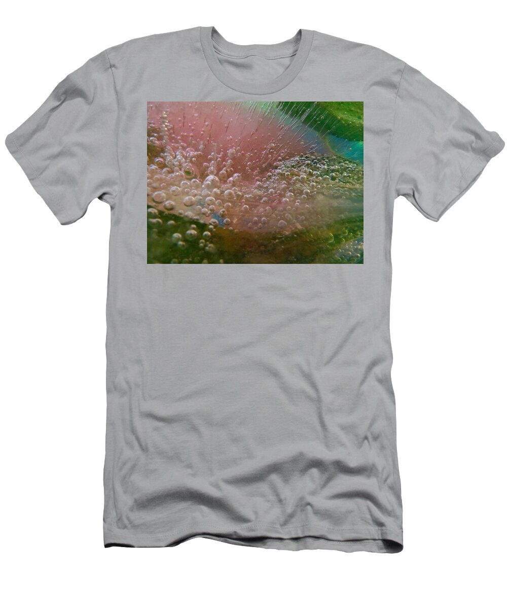 Color In Ice Series T-Shirt featuring the photograph Color In Ice Series 160 by Paddy Shaffer