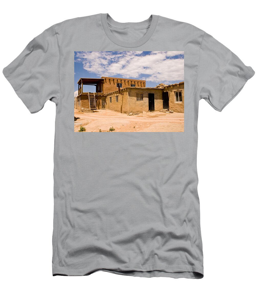  T-Shirt featuring the photograph Acoma Pueblo Home by James Gay
