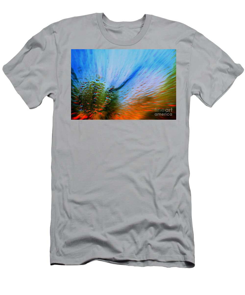 Cosmic T-Shirt featuring the photograph Cosmic Series 006 - Under the Sea by Larry Ward