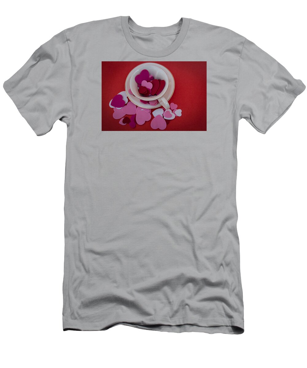 Valentines Day T-Shirt featuring the photograph Cup Full of Love by Patrice Zinck