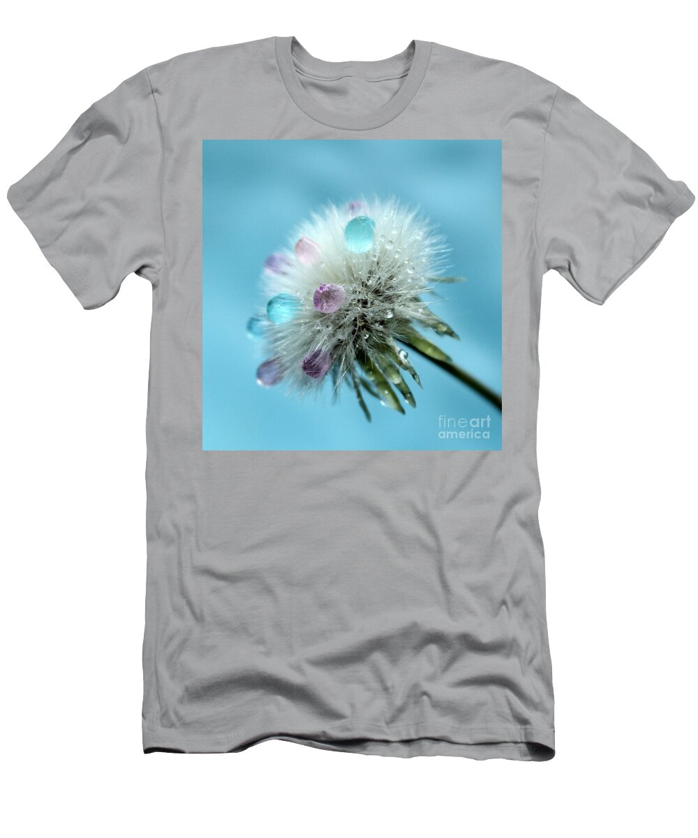 Dandelion T-Shirt featuring the photograph Dandelion Princess by Krissy Katsimbras