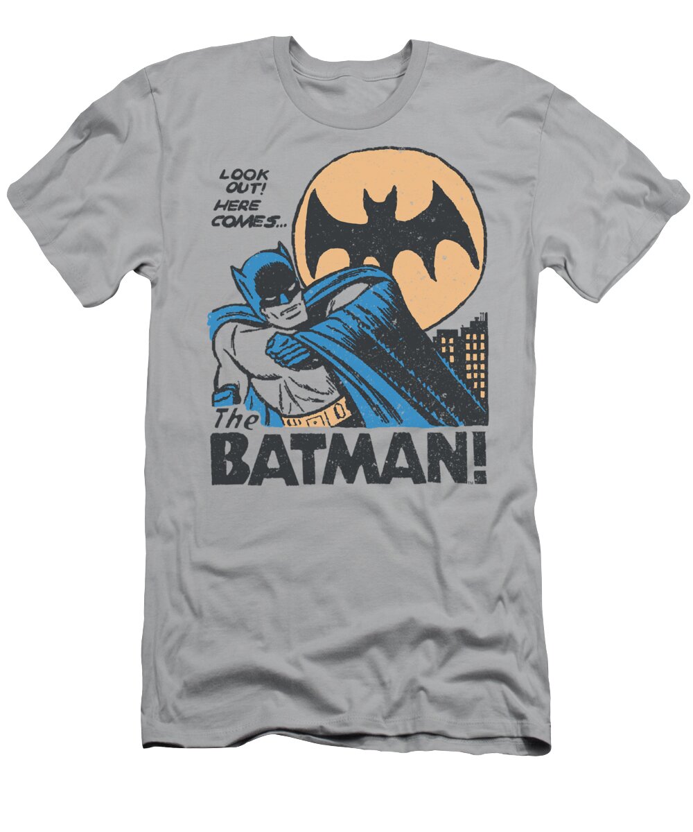 Dc Comics T-Shirt featuring the digital art Dc - Look Out by Brand A