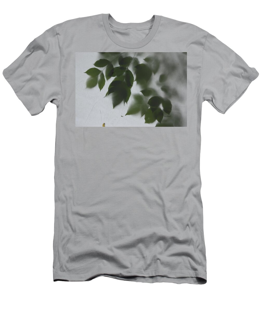 Leaves T-Shirt featuring the photograph Don't Leaf Me by Heather Gallup