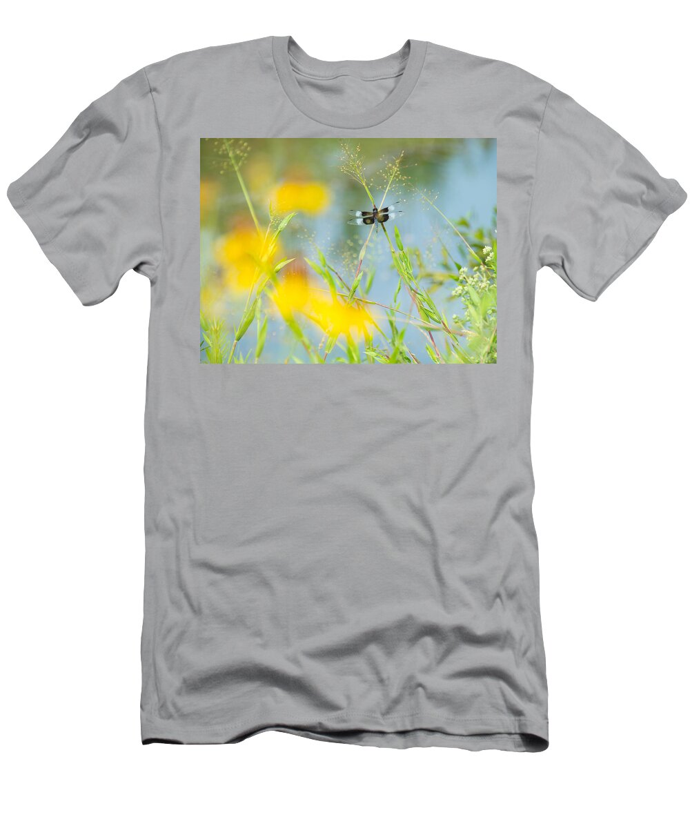 Dragonfly T-Shirt featuring the photograph Dragonfly Beauty by Stacy Abbott