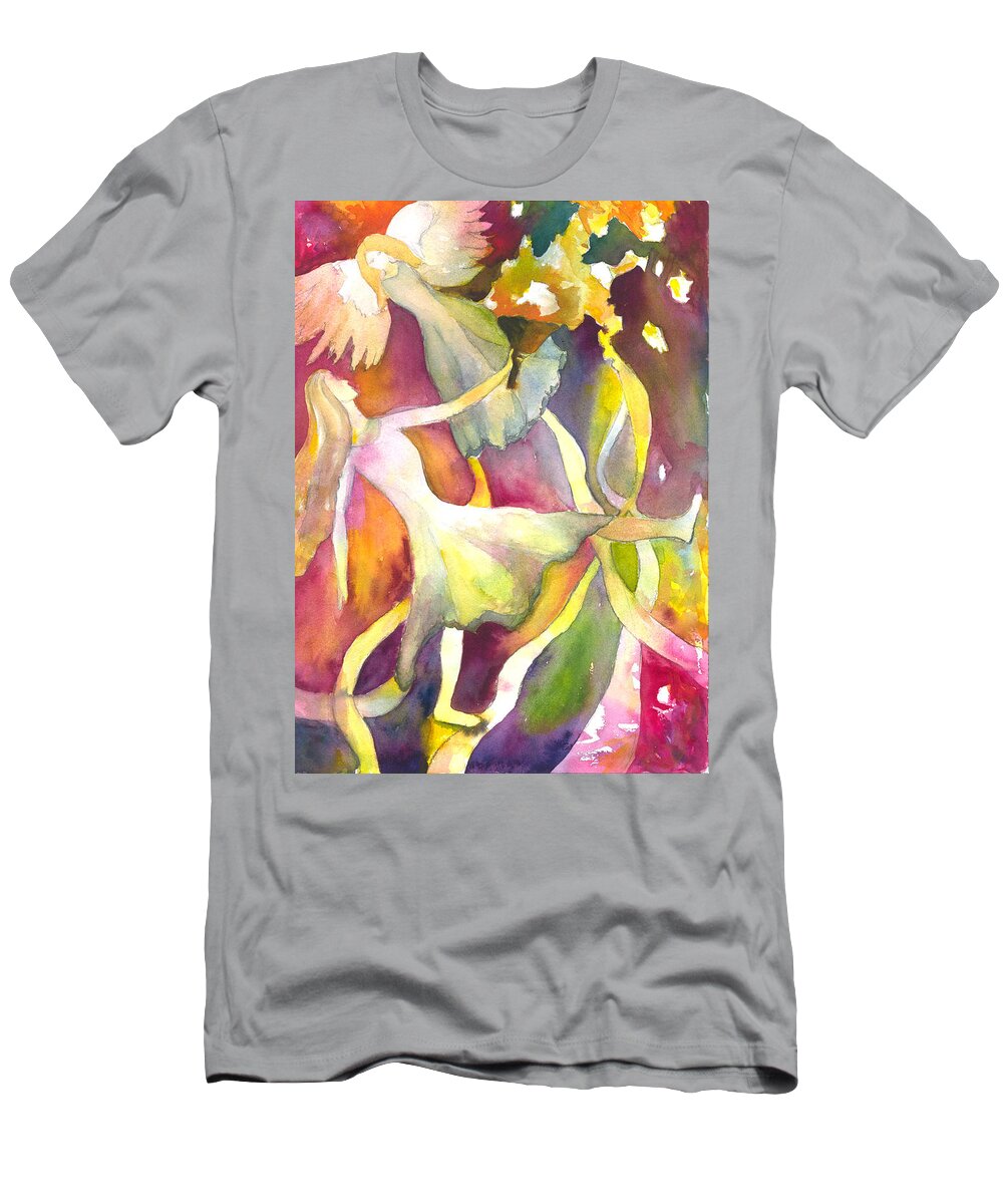 Angel T-Shirt featuring the painting Dream Angel by Kelly Perez