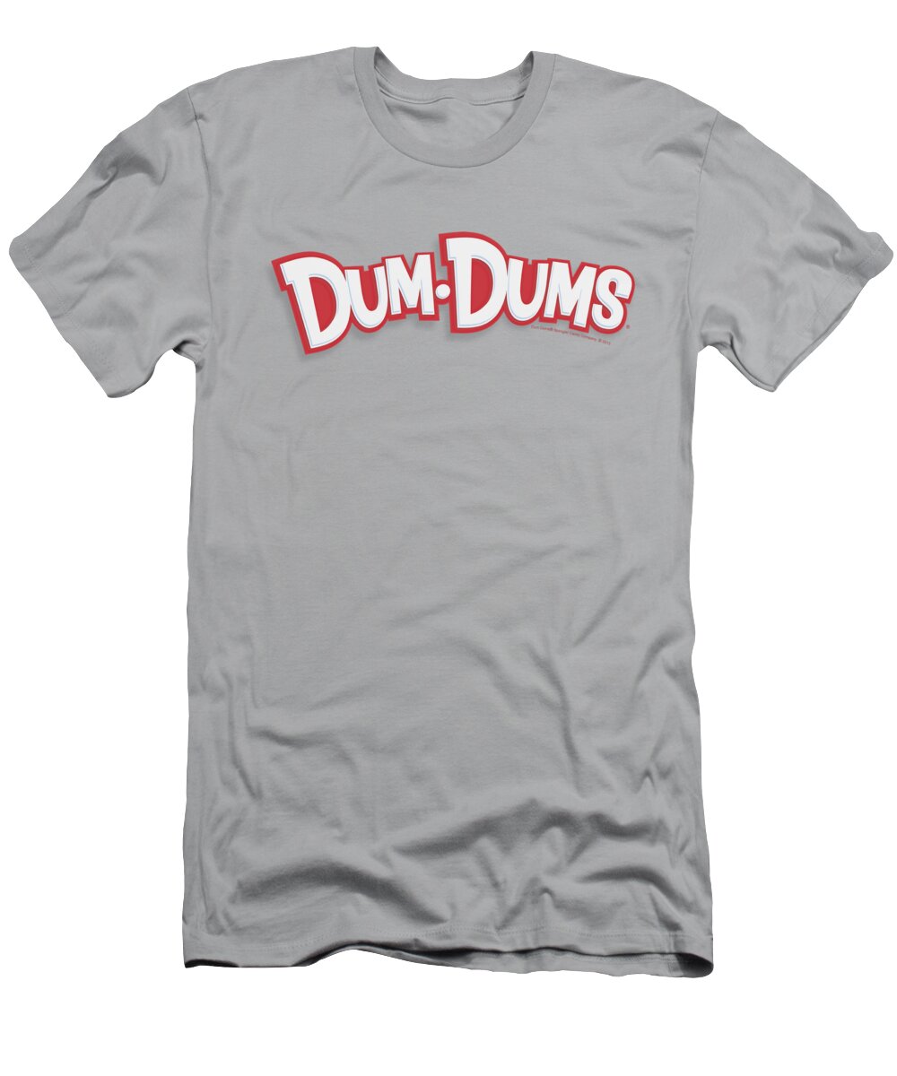 Dum Dums T-Shirt featuring the digital art Dum Dums - Logo by Brand A