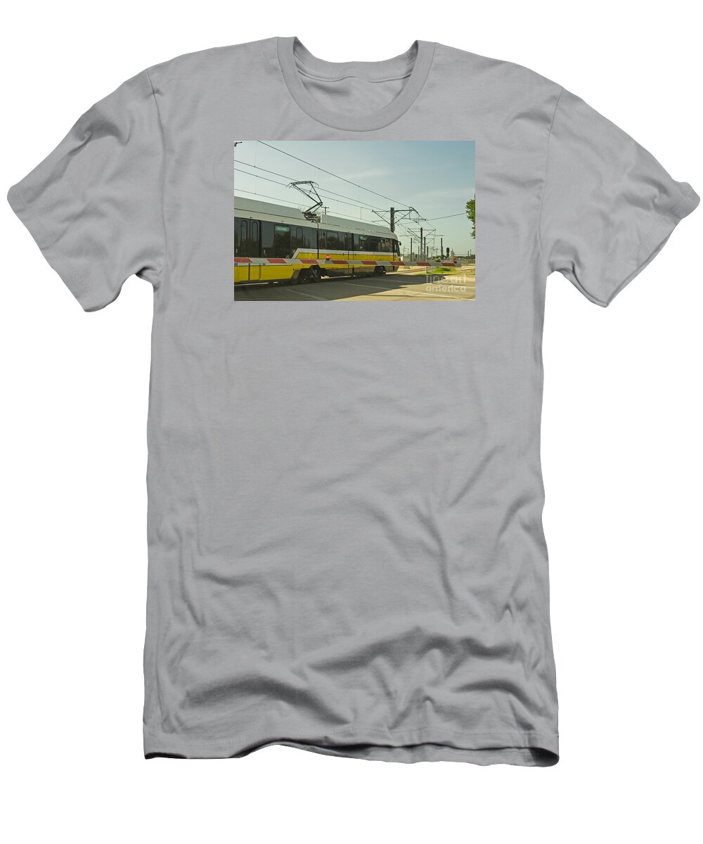 Electric T-Shirt featuring the photograph Electric Commuter Train by Imagery by Charly