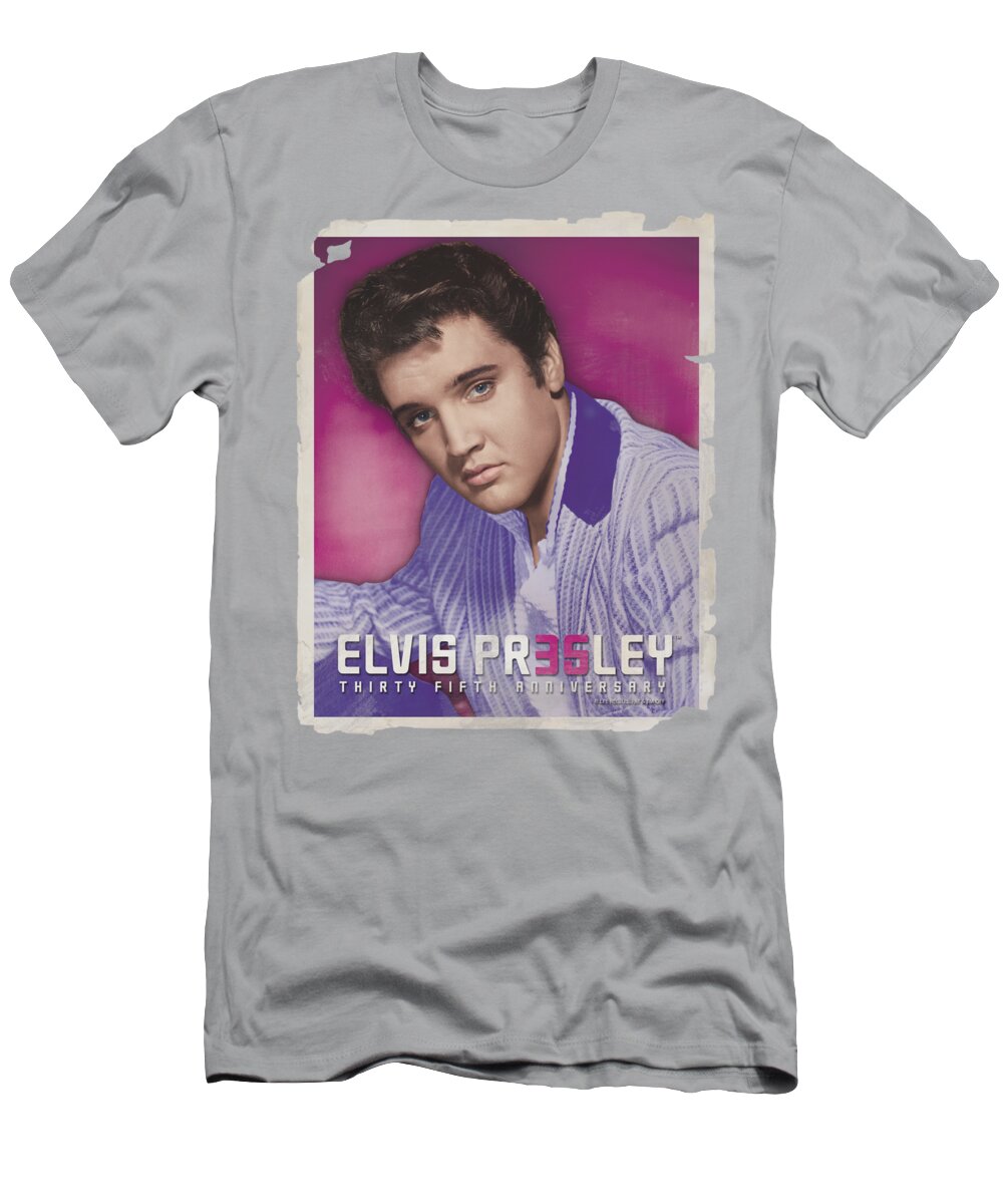 Elvis T-Shirt featuring the digital art Elvis - 35 Jacket by Brand A