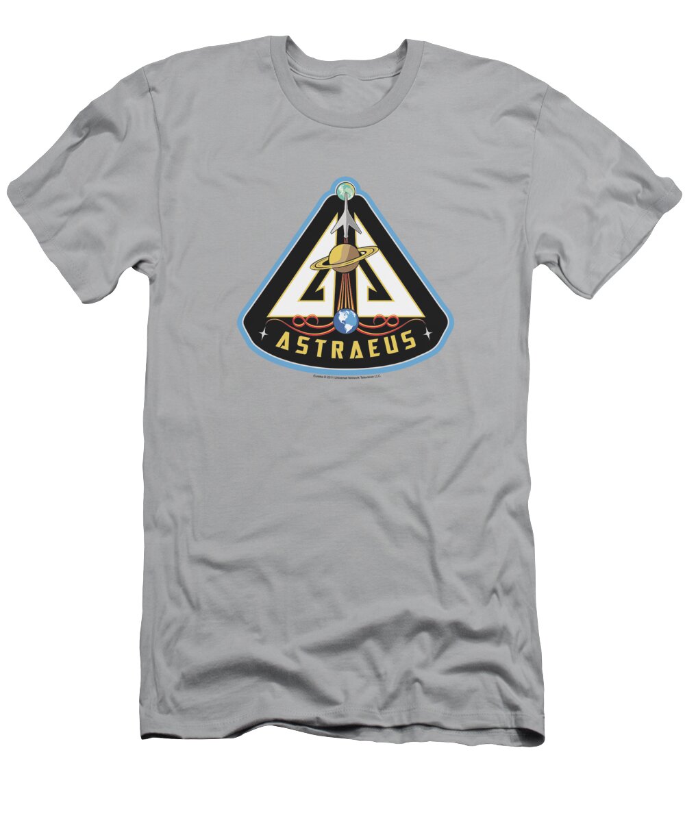 Eureka T-Shirt featuring the digital art Eureka - Astraeus Mission Patch by Brand A