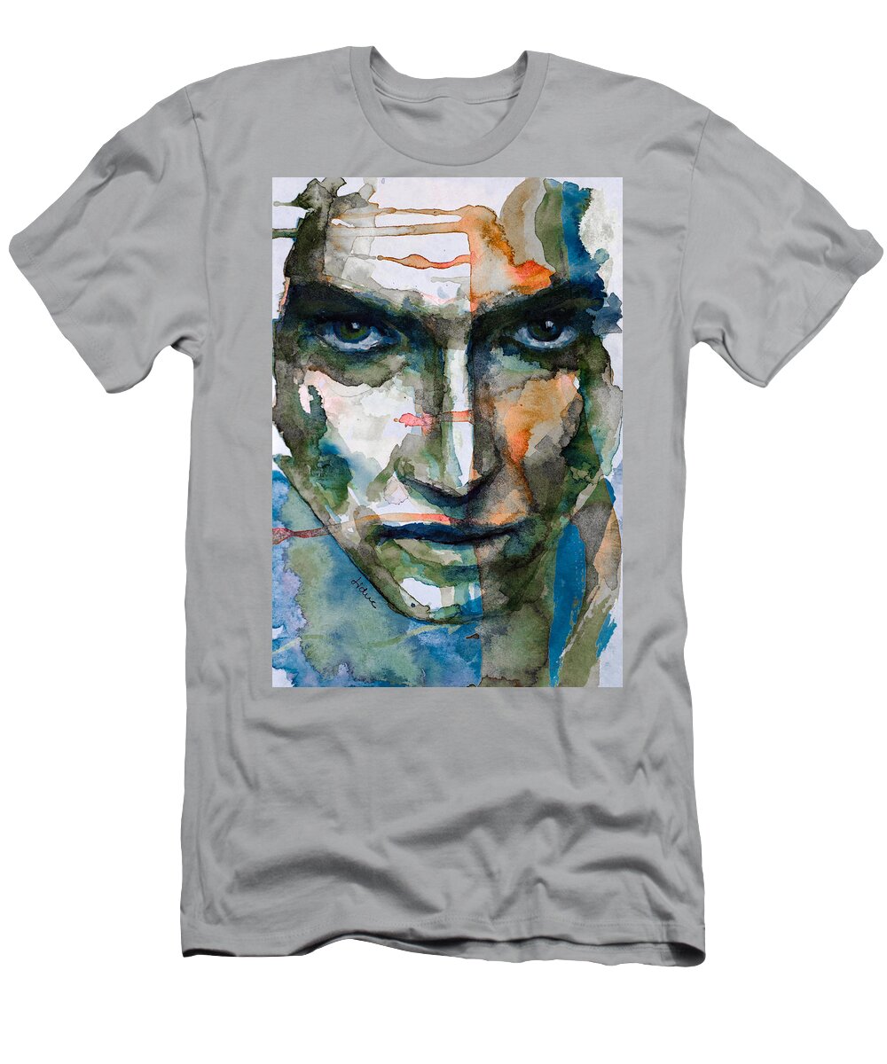 Actors T-Shirt featuring the painting The mirror of the soul by Laur Iduc