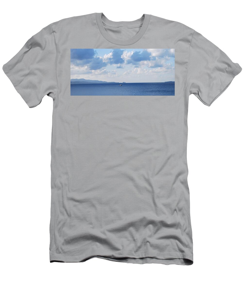 Erikousa T-Shirt featuring the photograph Ferry on time by George Katechis