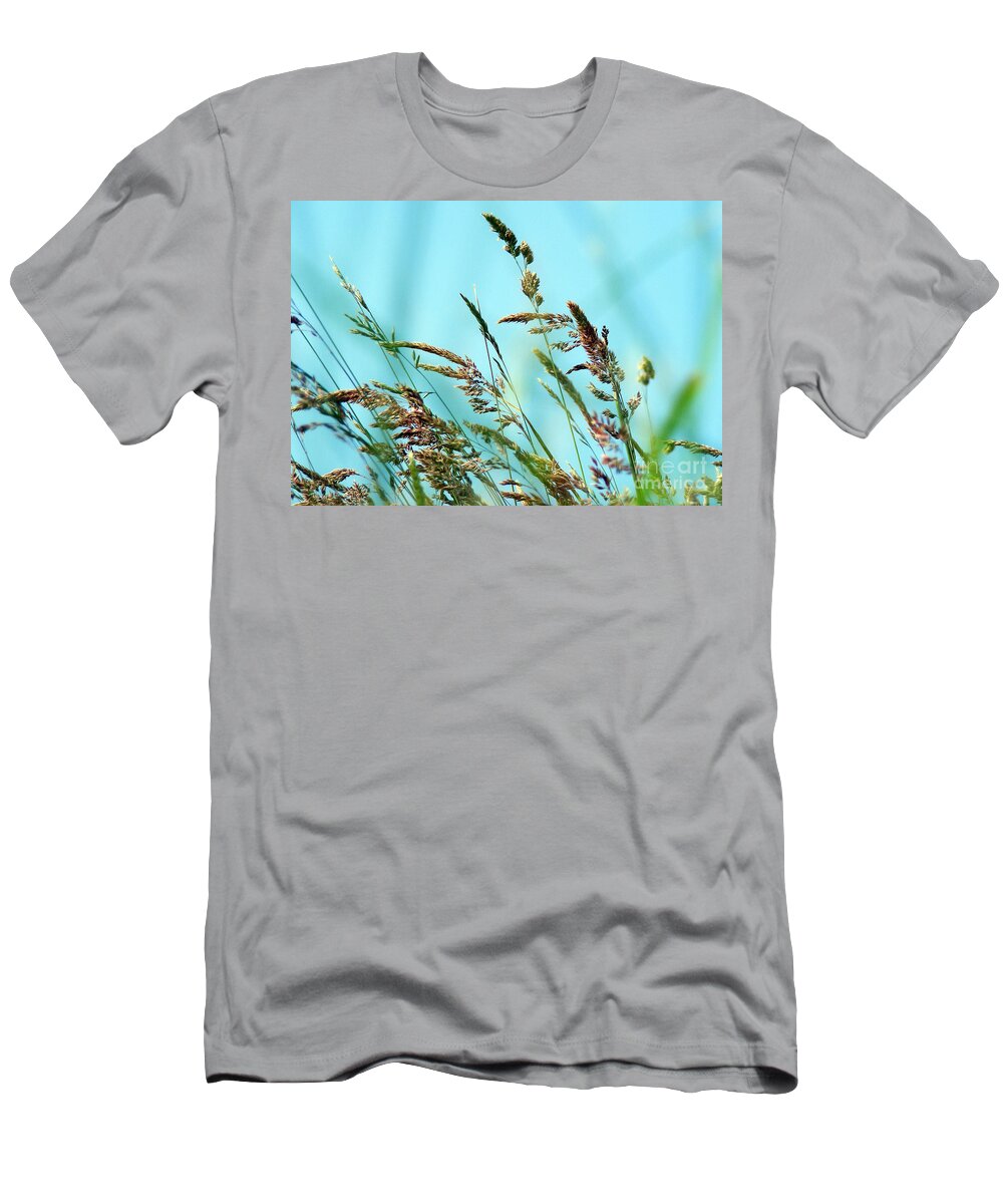 Grass T-Shirt featuring the photograph Grass by Nina Ficur Feenan
