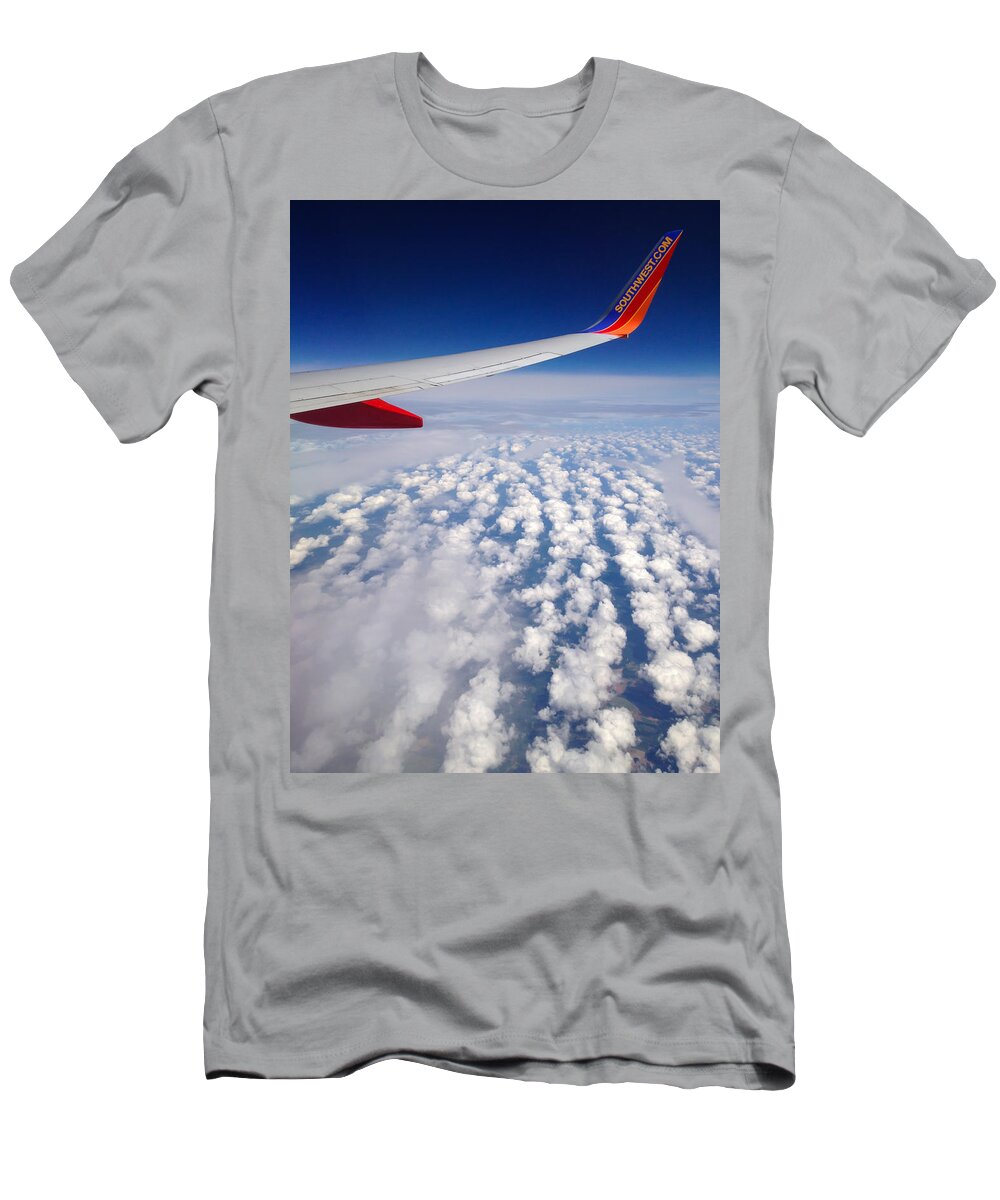 Flight T-Shirt featuring the photograph Flight Home by Debra Martz