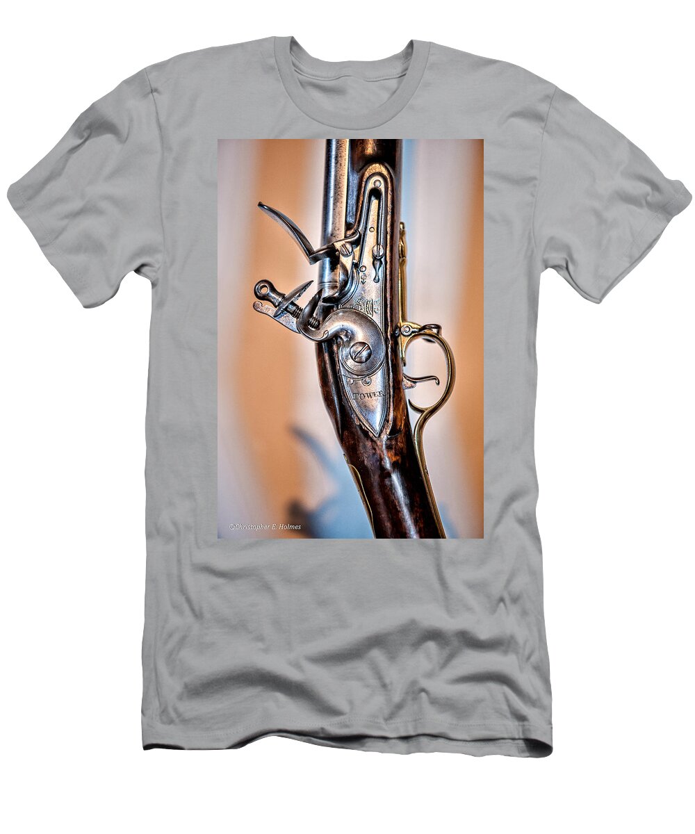 Christopher Holmes Photography T-Shirt featuring the photograph Flintlock by Christopher Holmes