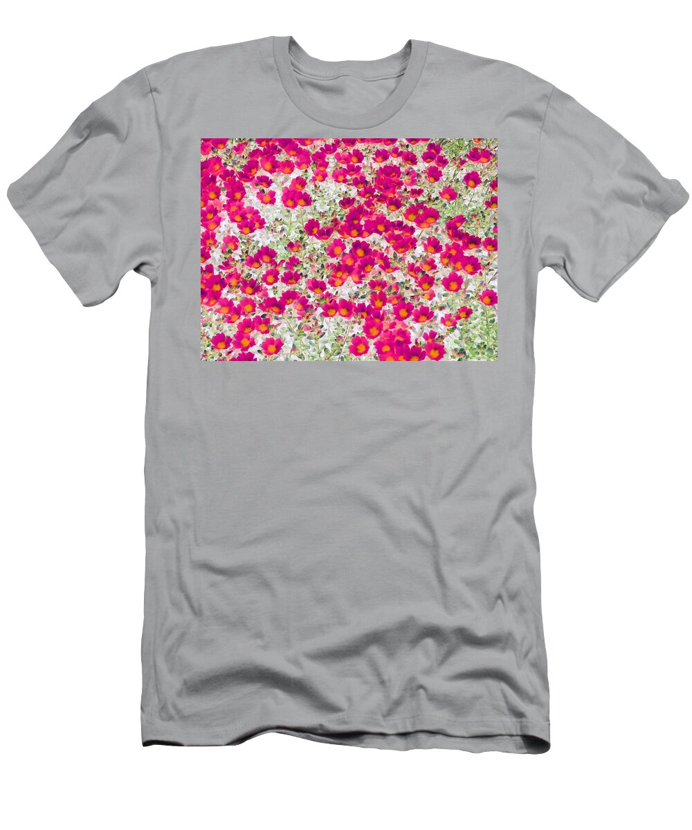 Flower T-Shirt featuring the photograph Flower Power 1085 by Pamela Critchlow