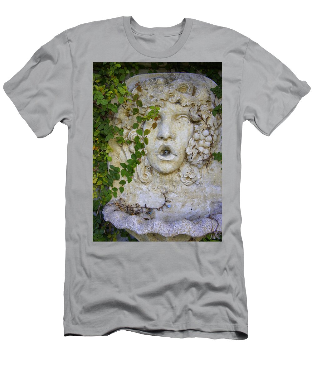 Water T-Shirt featuring the photograph Forgotten Garden by Laurie Perry