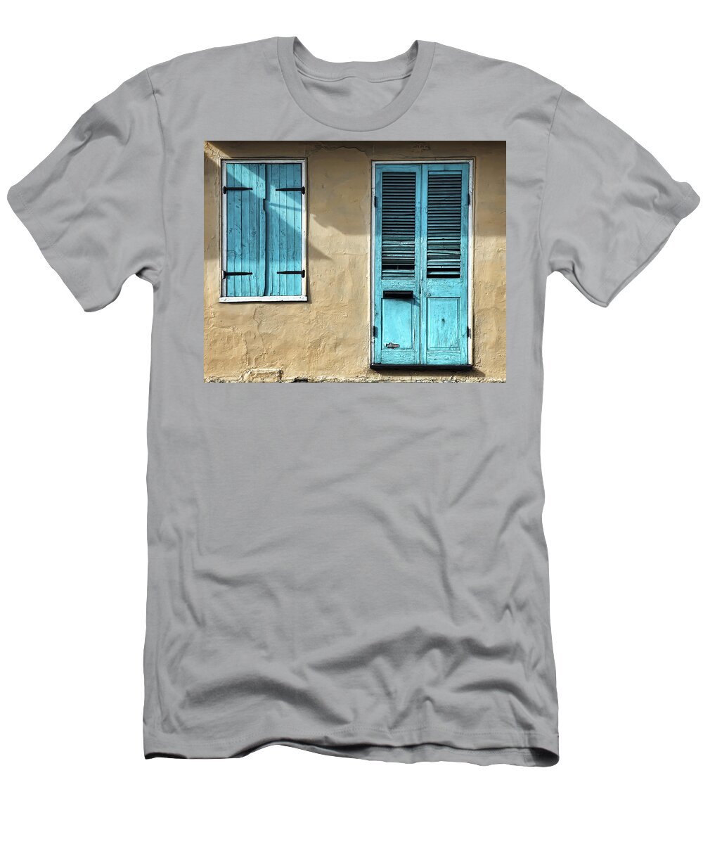 French Quarter T-Shirt featuring the photograph French Quarter Blues by Dominic Piperata