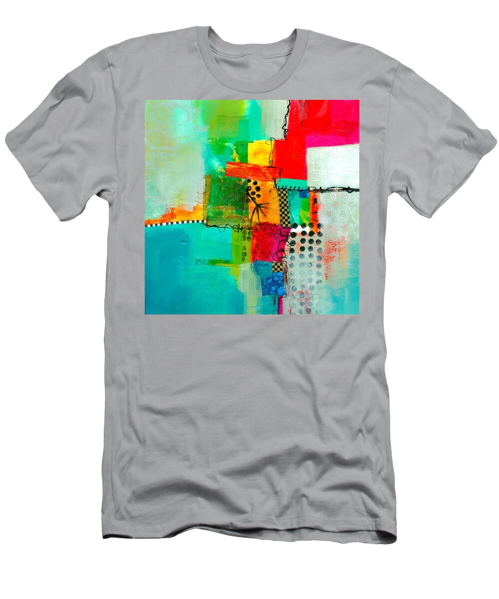 Fresh Paint T-Shirt featuring the painting Fresh Paint #5 by Jane Davies