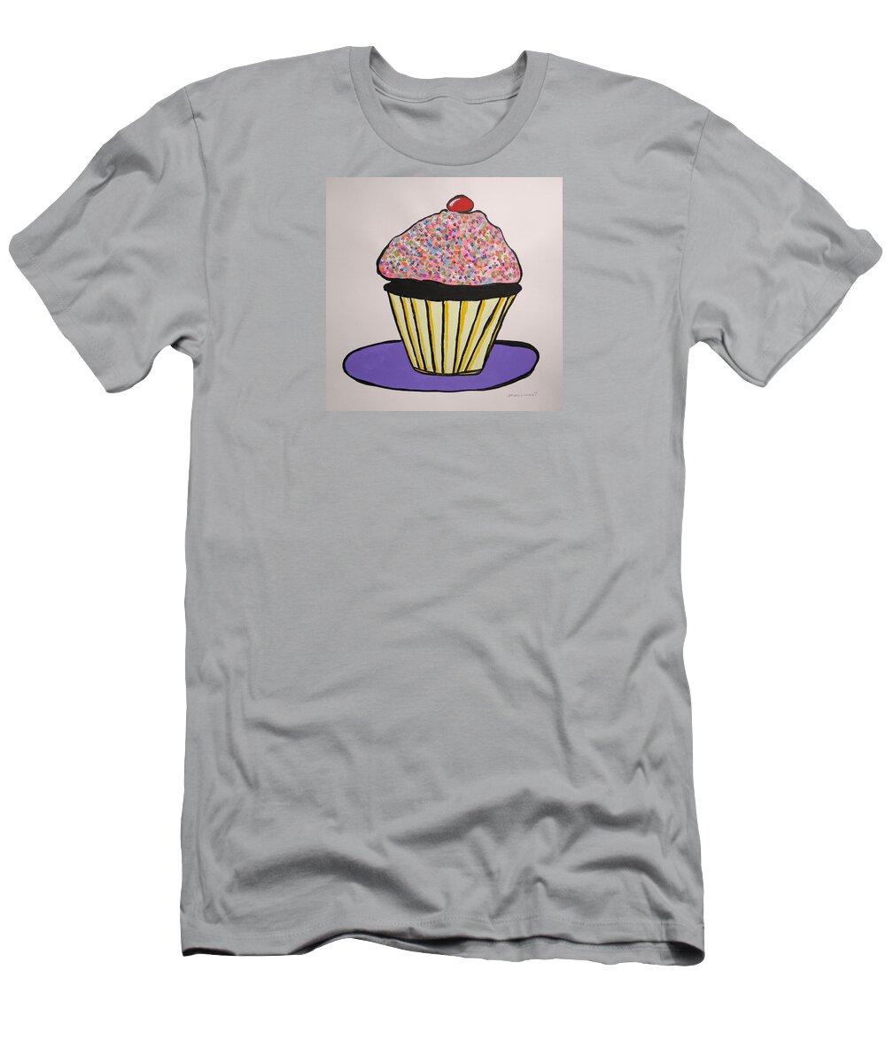 Still Life T-Shirt featuring the painting From the Cupcake Cafe by John Williams