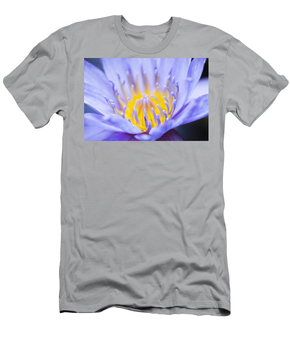 Blue Waterlily T-Shirt featuring the photograph Gentle Blue by Priya Ghose