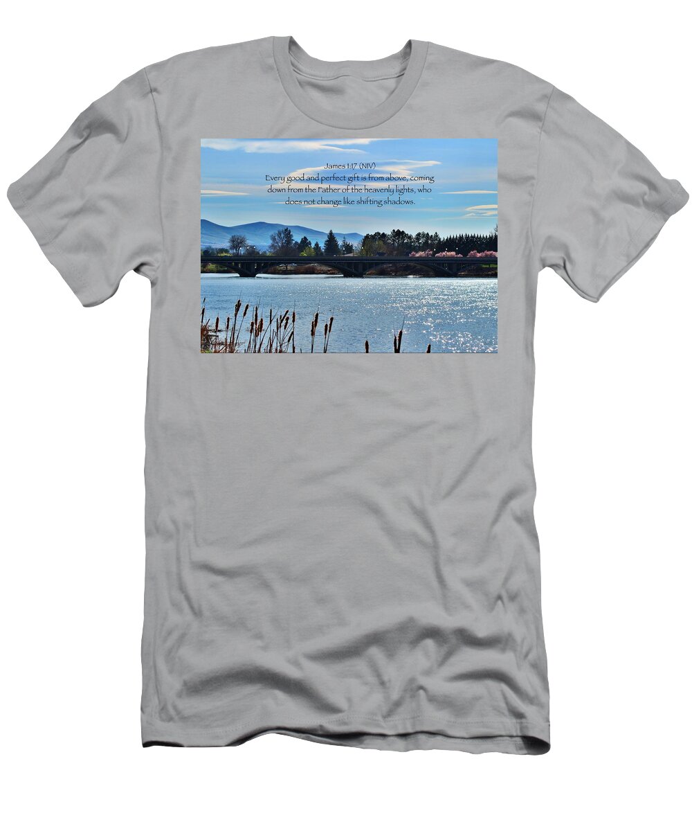 Water T-Shirt featuring the photograph Gifts by Lynn Hopwood