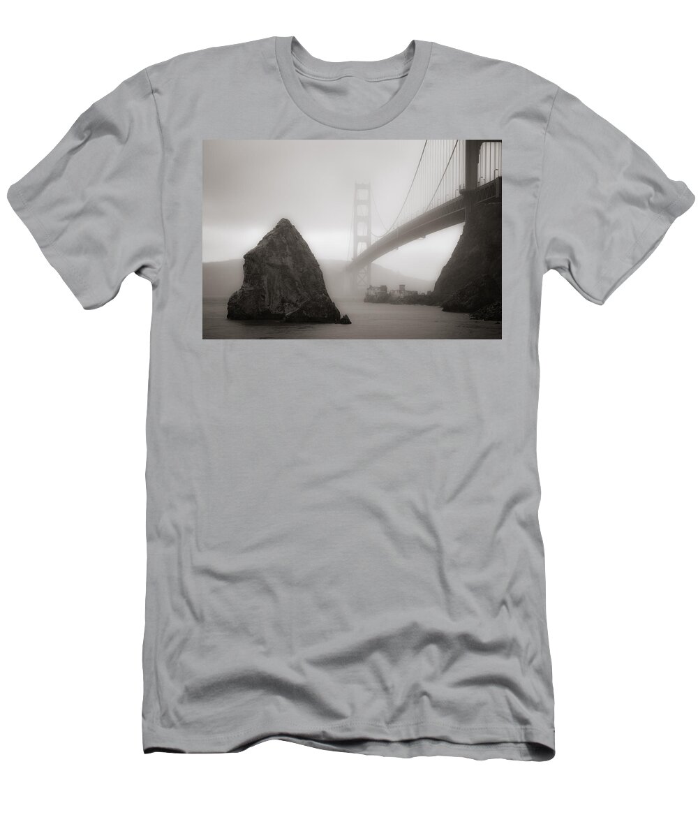 Golden Gate Bridge T-Shirt featuring the photograph Golden Gate Bridge by Niels Nielsen
