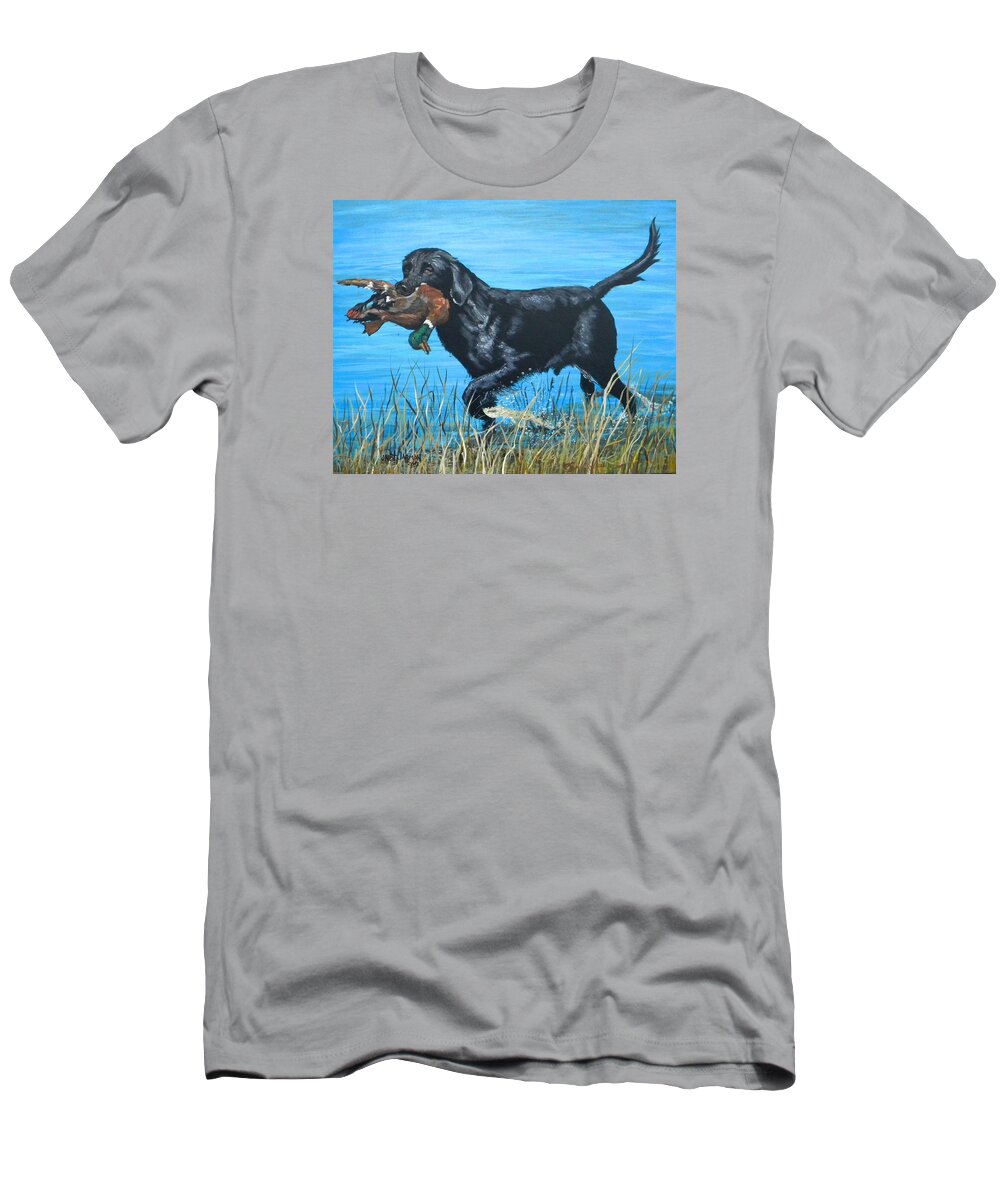  Dog T-Shirt featuring the painting Good Dog by Jeanette Jarmon