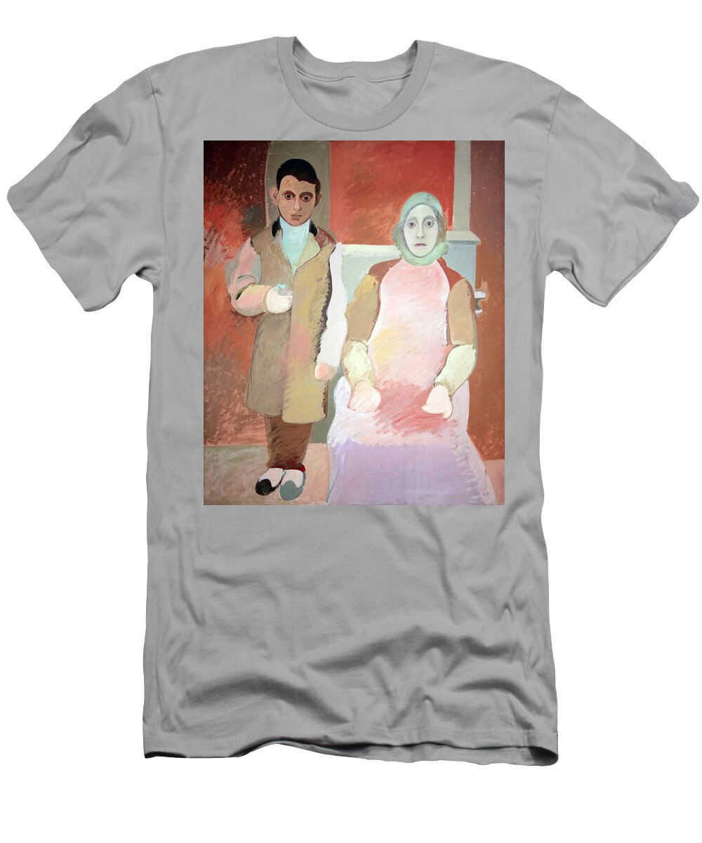 The Artist And His Mother T-Shirt featuring the photograph Gorky's The Artist And His Mother by Cora Wandel